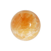 Oranger Kalzit-Kugel