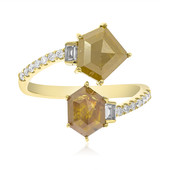 Gelber PK2 Diamant-Goldring (CIRARI)