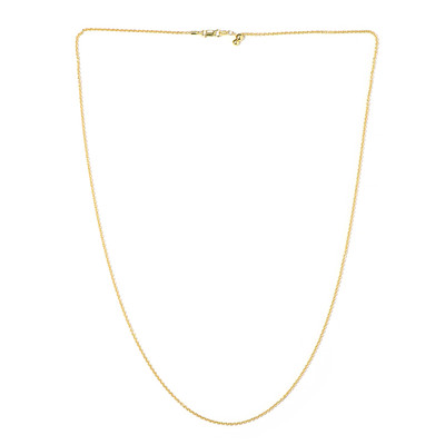 Silber-Halskette - 4,49 g - 61 cm - vergoldet