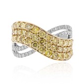 SI2 Fancy-Diamant-Goldring (CIRARI)
