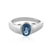 Blauer Saphir-Silberring