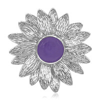 Lavendel-Jade-Silberanhänger