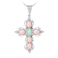 Opal-Silberhalskette (Dallas Prince Designs)