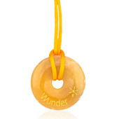 Wunscherfüllungs-Donut Oranger Kalzit/Wunder