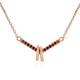 Roter I4 Diamant-Goldcollier