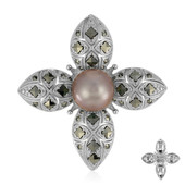 Ming-Perlen-Silberanhänger/-brosche (Annette classic)