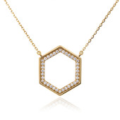Lupenreiner (F) Diamant-Goldhalskette (LUCENT DIAMONDS)
