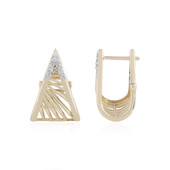 I1 (I) Diamant-Goldohrringe (Ornaments by de Melo)