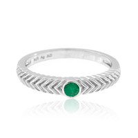 Sambia-Smaragd-Silberring