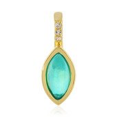 Äthiopischer Blauer Opal-Silberanhänger