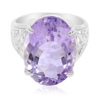 Lavendel-Amethyst-Silberring