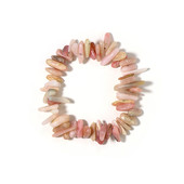 Pinkfarbener Opal-Armband