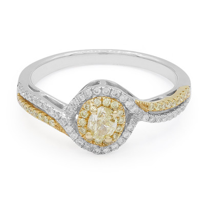 Gelber Diamant-Goldring