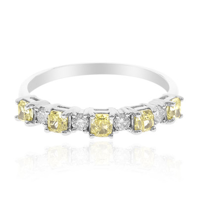 Gelber SI2 Diamant-Goldring (CIRARI)