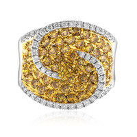 Oranger SI2 Diamant-Goldring (CIRARI)