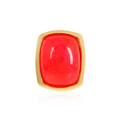 Äthiopischer Roter Opal-Silberanhänger (MONOSONO COLLECTION)