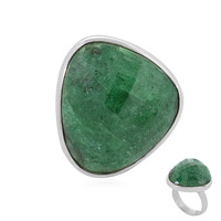 Grüner Beryll-Silberring