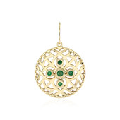 Brasilianischer Smaragd-Goldanhänger (Ornaments by de Melo)