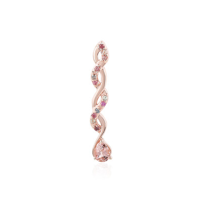 Pinkfarbener Turmalin-Silberanhänger (SAELOCANA)