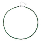 Sambia-Smaragd-Silberhalskette