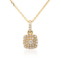 Lupenreiner (F) Diamant-Goldhalskette (LUCENT DIAMONDS)