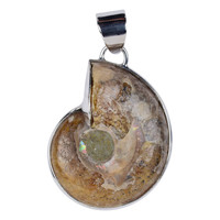 Ammonit-Silberanhänger