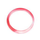 Pinkfarbener Achat-Ring