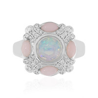 Opal-Silberring