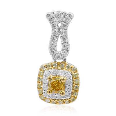 Gelber SI Diamant-Goldanhänger (CIRARI)