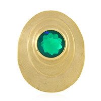 Äthiopischer Grüner Opal-Silberanhänger