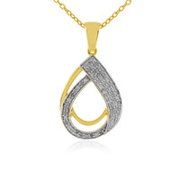 I4 (J) Diamant-Silberhalskette