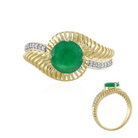 Brasilianischer Smaragd-Goldring (Ornaments by de Melo)