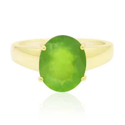 Brasilianischer Grüner Opal-Goldring