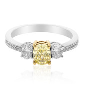 Gelber SI2 Diamant-Goldring (CIRARI)