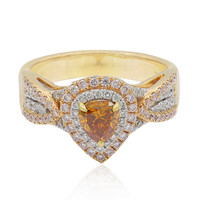 Oranger Diamant-Goldring (CIRARI)