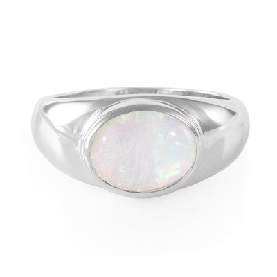Australischer Opal-Silberring