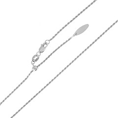 Silber-Kordelkette - 3,27 g - 60 cm (Länge verstellbar)
