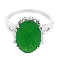 Jade-Silberring
