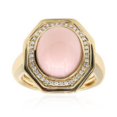 Pinkfarbener Opal-Goldring (CIRARI)