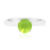 Brasilianischer Grüner Opal-Silberring