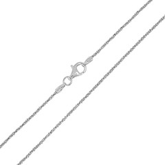 Silber-Criss-Cross-Kette - 2,98 g - 50 cm