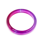 Purpurfarbener Achat -Ring