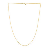 Silber-Halskette - 4,49 g - 61 cm - vergoldet