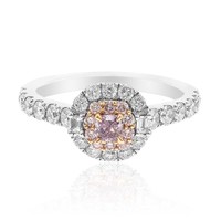 Pinkfarbener SI2 Diamant-Goldring (CIRARI)