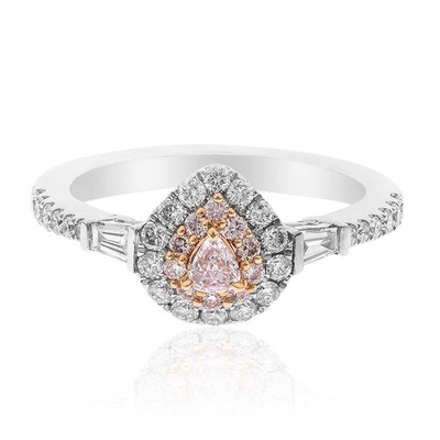 Pinkfarbener SI2 Diamant-Goldring (CIRARI)