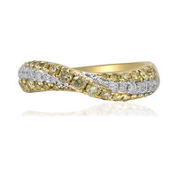 Gelber SI1 Diamant-Goldring (CIRARI)