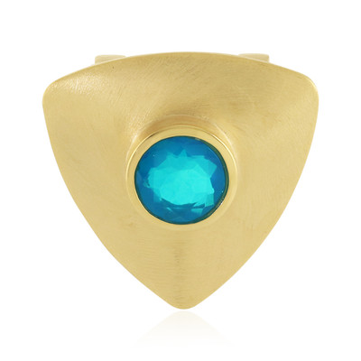 Äthiopischer Blauer Opal-Silberanhänger (MONOSONO COLLECTION)