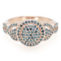 Fancy-Diamant-Silberring