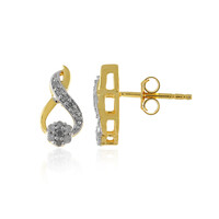 I4 (J) Diamant-Silberohrringe