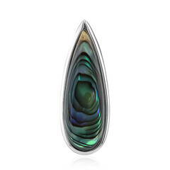 Abalone-Muschel-Silberanhänger